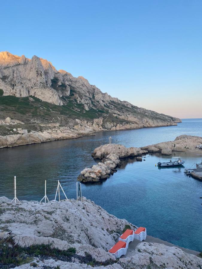 Au Coeur Du Parc National Du Massif Des Calanques, La Flibuste Des Goudes, Maison 2 Chambres, Climatisee, Jardins, Solarium, Proche Plage, Large Vue Mer Марсель Экстерьер фото