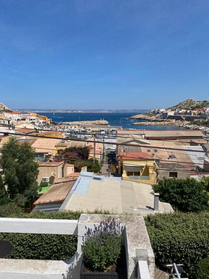 Au Coeur Du Parc National Du Massif Des Calanques, La Flibuste Des Goudes, Maison 2 Chambres, Climatisee, Jardins, Solarium, Proche Plage, Large Vue Mer Марсель Экстерьер фото